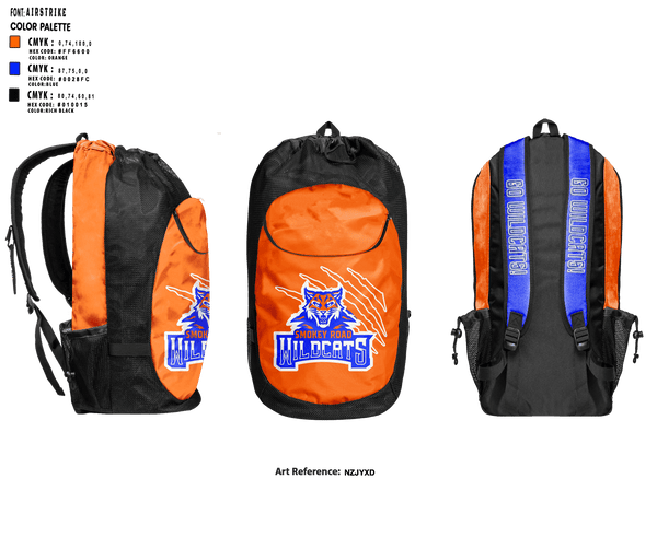 Gear Bag, Smokey Road Middle School Basketball, Women's Basketball, Teamtime, Team time, sublimation, custom sports apparel, team uniforms, spirit wear, spiritwear, sports uniforms, custom shirts, team store, custom team store, fundraiser sports, apparel fundraiser