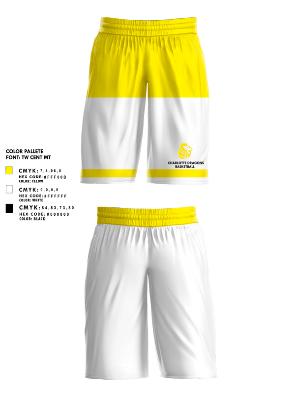 Mens Basketball Shorts, Charlotte Dragons Basketball LLC, Men's Basketball, Teamtime, Team time, sublimation, custom sports apparel, team uniforms, spirit wear, spiritwear, sports uniforms, custom shirts, team store, custom team store, fundraiser sports, apparel fundraiser