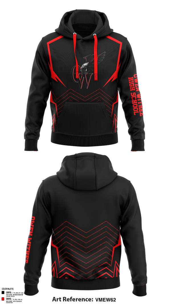 Hoodie, Owen-Withee High School Football, Football, Teamtime, Team time, sublimation, custom sports apparel, team uniforms, spirit wear, spiritwear, sports uniforms, custom shirts, team store, custom team store, fundraiser sports, apparel fundraiser