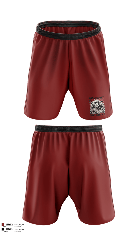 Athletic Shorts With Pockets, Logansport High School Swimming, Swimming, Teamtime, Team time, sublimation, custom sports apparel, team uniforms, spirit wear, spiritwear, sports uniforms, custom shirts, team store, custom team store, fundraiser sports, apparel fundraiser