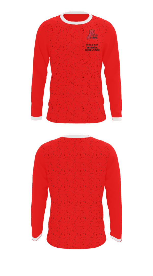 Long Sleeve Performance Shirt, Stephen F Austin High School Track, Track & Field, Teamtime, Team time, sublimation, custom sports apparel, team uniforms, spirit wear, spiritwear, sports uniforms, custom shirts, team store, custom team store, fundraiser sports, apparel fundraiser