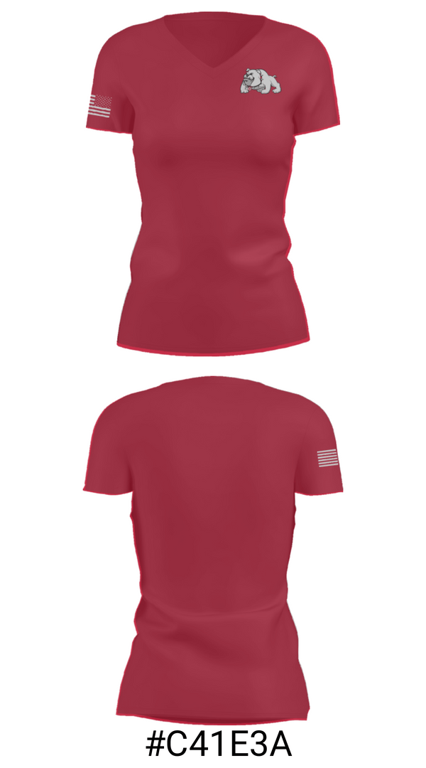 Women's Short Sleeve Vneck Shirt, Holmes Community College Softball, Softball, Teamtime, Team time, sublimation, custom sports apparel, team uniforms, spirit wear, spiritwear, sports uniforms, custom shirts, team store, custom team store, fundraiser sports, apparel fundraiser