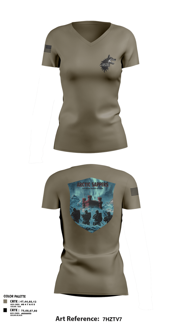 Womens Short Sleeve Vneck Shirt, A CO, 70 BEB, Army, Teamtime, Team time, sublimation, custom sports apparel, team uniforms, spirit wear, spiritwear, sports uniforms, custom shirts, team store, custom team store, fundraiser sports, apparel fundraiser