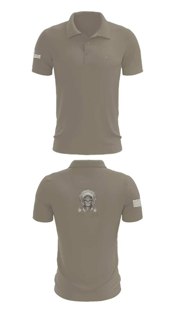 Short Sleeve Performance Polo, 1/149th BCO INF REG 3rd PLT, Army, Teamtime, Team time, sublimation, custom sports apparel, team uniforms, spirit wear, spiritwear, sports uniforms, custom shirts, team store, custom team store, fundraiser sports, apparel fundraiser