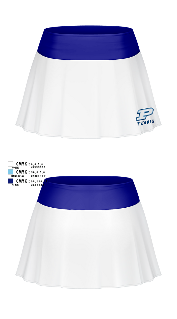 Skort, Miami Palmetto Senior High School Tennis, Tennis, Teamtime, Team time, sublimation, custom sports apparel, team uniforms, spirit wear, spiritwear, sports uniforms, custom shirts, team store, custom team store, fundraiser sports, apparel fundraiser
