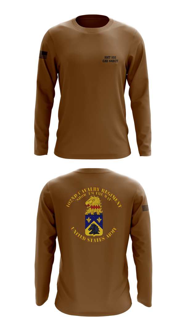 Long Sleeve Performance Shirt, HHT 102 CAV, , Teamtime, Team time, sublimation, custom sports apparel, team uniforms, spirit wear, spiritwear, sports uniforms, custom shirts, team store, custom team store, fundraiser sports, apparel fundraiser