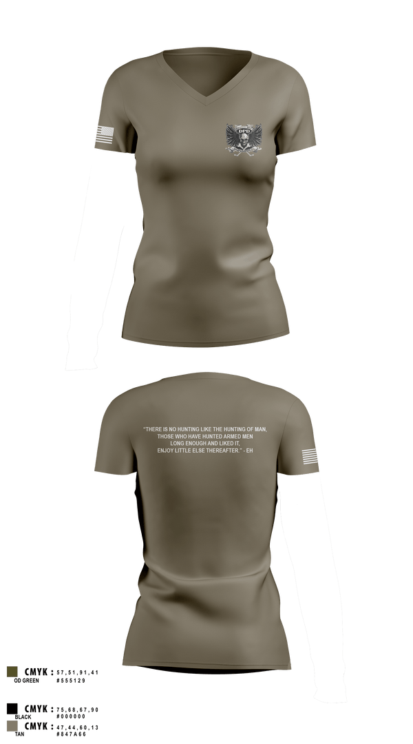 Womens Short Sleeve Vneck Shirt, Denver Police Fugitive Unit, Police, Teamtime, Team time, sublimation, custom sports apparel, team uniforms, spirit wear, spiritwear, sports uniforms, custom shirts, team store, custom team store, fundraiser sports, apparel fundraiser