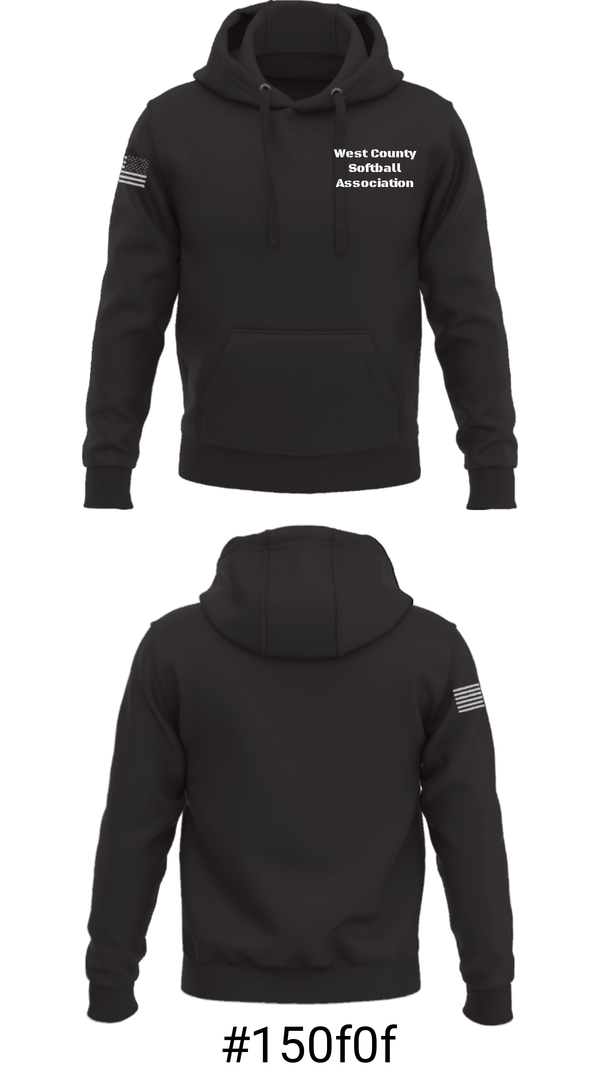 Hoodie, West County Softball Association, Softball, Teamtime, Team time, sublimation, custom sports apparel, team uniforms, spirit wear, spiritwear, sports uniforms, custom shirts, team store, custom team store, fundraiser sports, apparel fundraiser