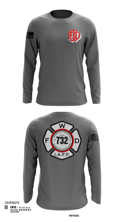 Long Sleeve Performance Shirt, Woonsocket, Fire Department, Teamtime, Team time, sublimation, custom sports apparel, team uniforms, spirit wear, spiritwear, sports uniforms, custom shirts, team store, custom team store, fundraiser sports, apparel fundraiser