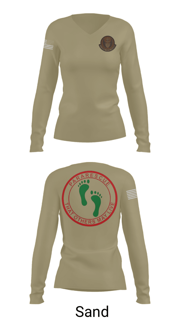 Women's Long Sleeve Vneck Shirt, 22 STS, Air Force, Teamtime, Team time, sublimation, custom sports apparel, team uniforms, spirit wear, spiritwear, sports uniforms, custom shirts, team store, custom team store, fundraiser sports, apparel fundraiser