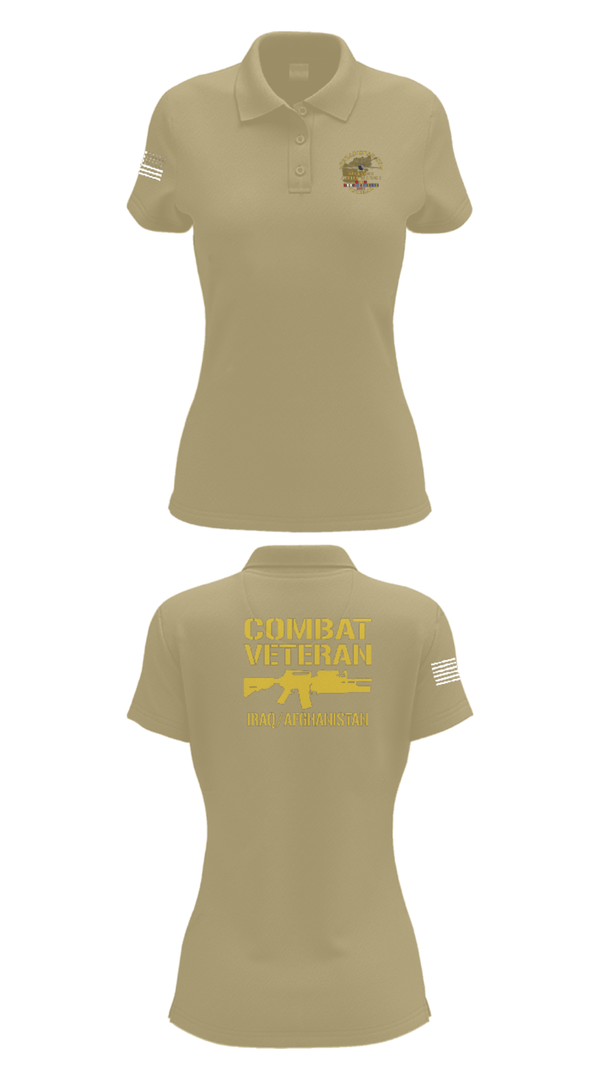 Women's Short Sleeve Performance Polo, 33rd Infantry, Army, Teamtime, Team time, sublimation, custom sports apparel, team uniforms, spirit wear, spiritwear, sports uniforms, custom shirts, team store, custom team store, fundraiser sports, apparel fundraiser