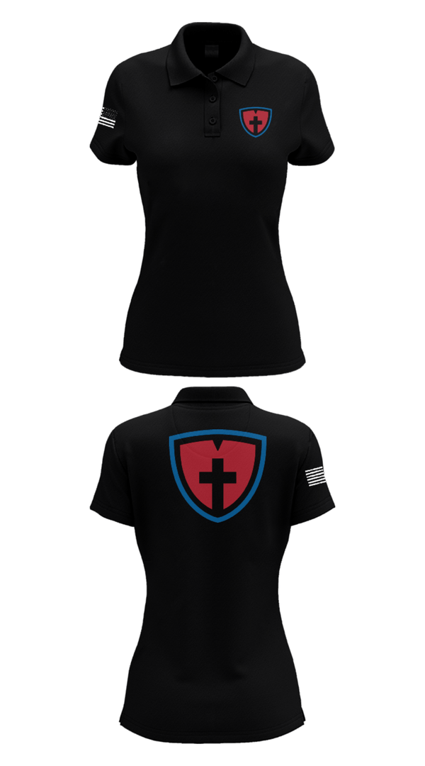 Womens Short Sleeve Performance Polo, Open Door Christian Schools, , Teamtime, Team time, sublimation, custom sports apparel, team uniforms, spirit wear, spiritwear, sports uniforms, custom shirts, team store, custom team store, fundraiser sports, apparel fundraiser