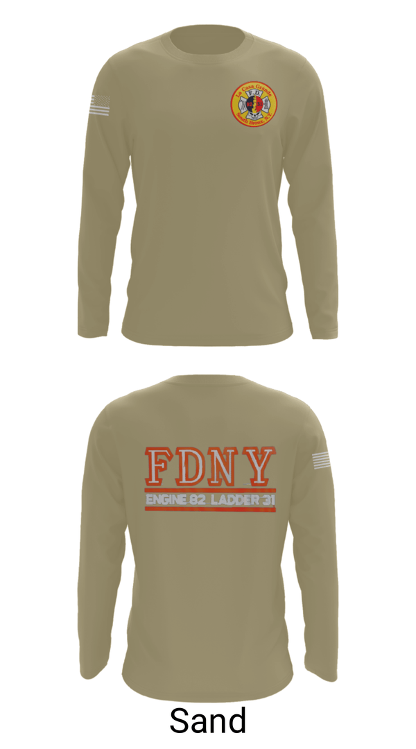 Long Sleeve Performance Shirt, LA CASA GRANDE E82 and L31, Fire Department, Teamtime, Team time, sublimation, custom sports apparel, team uniforms, spirit wear, spiritwear, sports uniforms, custom shirts, team store, custom team store, fundraiser sports, apparel fundraiser