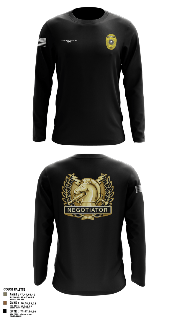 Long Sleeve Performance Shirt, HCSO CNT, Police, Teamtime, Team time, sublimation, custom sports apparel, team uniforms, spirit wear, spiritwear, sports uniforms, custom shirts, team store, custom team store, fundraiser sports, apparel fundraiser