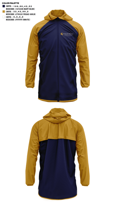 Windbreaker, Pusch Ridge Christian Academy Upper School Cheer, Cheer, Teamtime, Team time, sublimation, custom sports apparel, team uniforms, spirit wear, spiritwear, sports uniforms, custom shirts, team store, custom team store, fundraiser sports, apparel fundraiser