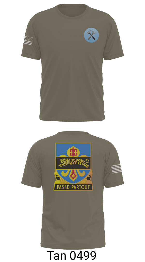 Short Sleeve Performance Shirt, HHD, 415th Military Intelligence Battalion, National Guard, Teamtime, Team time, sublimation, custom sports apparel, team uniforms, spirit wear, spiritwear, sports uniforms, custom shirts, team store, custom team store, fundraiser sports, apparel fundraiser
