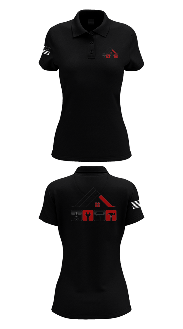 Womens Short Sleeve Performance Polo, REPAIR & REMODEL SOLUTIONS LLC, , Teamtime, Team time, sublimation, custom sports apparel, team uniforms, spirit wear, spiritwear, sports uniforms, custom shirts, team store, custom team store, fundraiser sports, apparel fundraiser