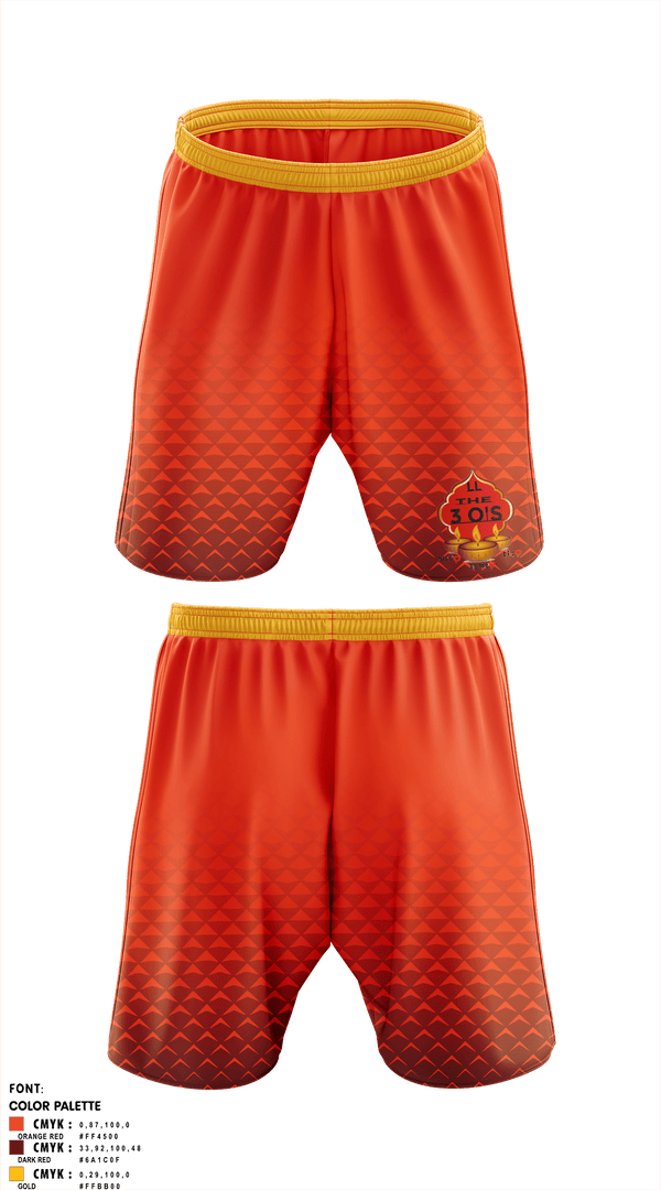 Athletic Shorts With Pockets, 3 O's, , Teamtime, Team time, sublimation, custom sports apparel, team uniforms, spirit wear, spiritwear, sports uniforms, custom shirts, team store, custom team store, fundraiser sports, apparel fundraiser
