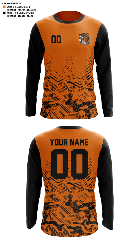 Long Sleeve Performance Shirt, Granite Falls Middle School Soccer, Men's Soccer, Teamtime, Team time, sublimation, custom sports apparel, team uniforms, spirit wear, spiritwear, sports uniforms, custom shirts, team store, custom team store, fundraiser sports, apparel fundraiser