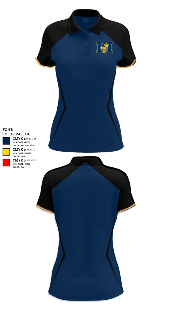 Women's Short Sleeve Performance Polo, Moorefield High School Softball, Softball, Teamtime, Team time, sublimation, custom sports apparel, team uniforms, spirit wear, spiritwear, sports uniforms, custom shirts, team store, custom team store, fundraiser sports, apparel fundraiser