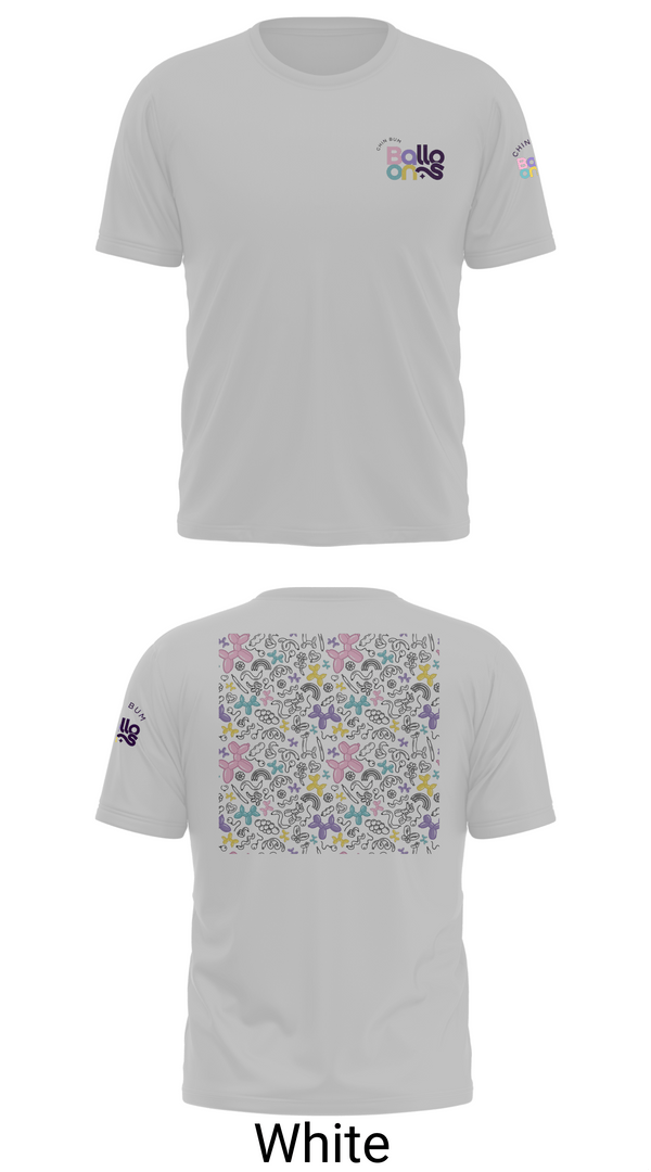 Old School Cotton Feel Shirt, Chin Bum Balloons, , Teamtime, Team time, sublimation, custom sports apparel, team uniforms, spirit wear, spiritwear, sports uniforms, custom shirts, team store, custom team store, fundraiser sports, apparel fundraiser