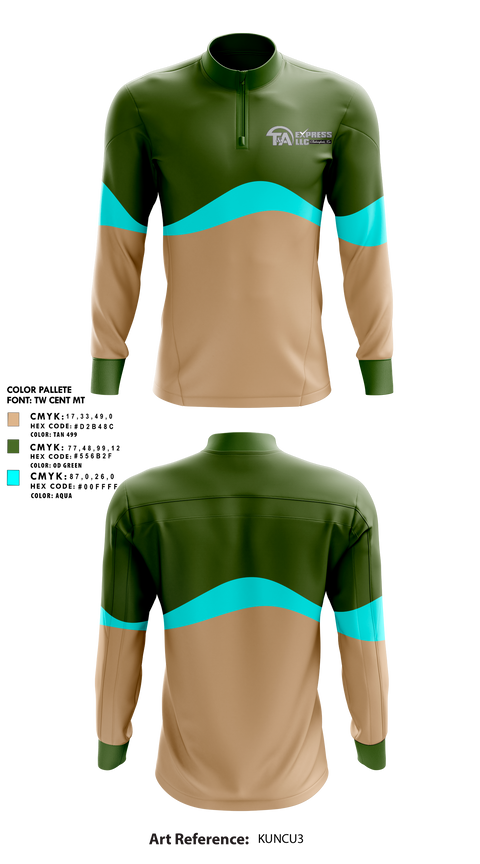Quarter Zip Jacket, T&A Express LLC, , Teamtime, Team time, sublimation, custom sports apparel, team uniforms, spirit wear, spiritwear, sports uniforms, custom shirts, team store, custom team store, fundraiser sports, apparel fundraiser