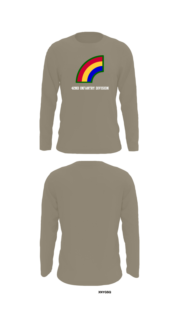 Long Sleeve Performance Shirt, 42ND Infantry Division, Army, Teamtime, Team time, sublimation, custom sports apparel, team uniforms, spirit wear, spiritwear, sports uniforms, custom shirts, team store, custom team store, fundraiser sports, apparel fundraiser