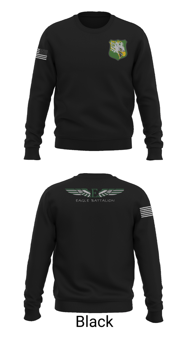 Crew Neck Sweatshirt, EASTERN MICHIGAN UNIVERSITY ROTC, Army, Teamtime, Team time, sublimation, custom sports apparel, team uniforms, spirit wear, spiritwear, sports uniforms, custom shirts, team store, custom team store, fundraiser sports, apparel fundraiser