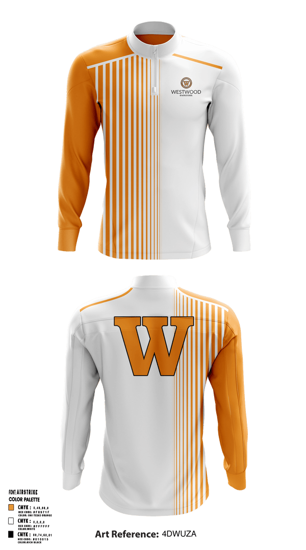 Quarter Zip Jacket, Westwood High School Wrestling, Wrestling, Teamtime, Team time, sublimation, custom sports apparel, team uniforms, spirit wear, spiritwear, sports uniforms, custom shirts, team store, custom team store, fundraiser sports, apparel fundraiser