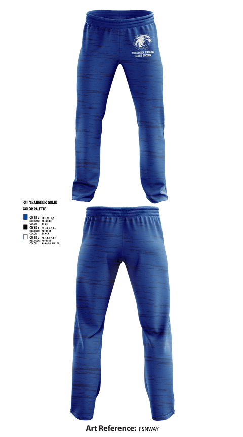 Sweatpants, Columbia Eagles, Men's Soccer, Teamtime, Team time, sublimation, custom sports apparel, team uniforms, spirit wear, spiritwear, sports uniforms, custom shirts, team store, custom team store, fundraiser sports, apparel fundraiser