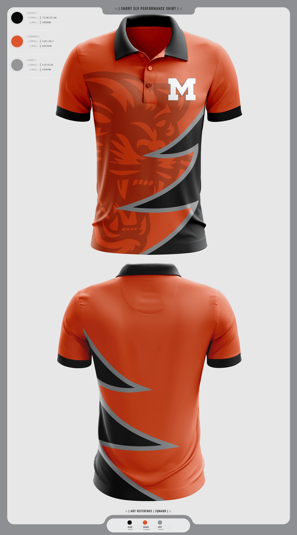 Short Sleeve Performance Polo, Milton Area Black Panthers, , Teamtime, Team time, sublimation, custom sports apparel, team uniforms, spirit wear, spiritwear, sports uniforms, custom shirts, team store, custom team store, fundraiser sports, apparel fundraiser