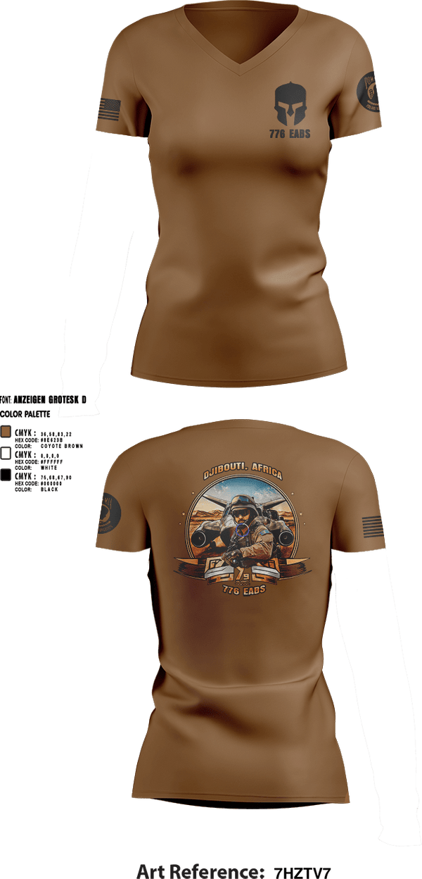 Womens Short Sleeve Vneck Shirt, 776 EABS, Air Force, Teamtime, Team time, sublimation, custom sports apparel, team uniforms, spirit wear, spiritwear, sports uniforms, custom shirts, team store, custom team store, fundraiser sports, apparel fundraiser