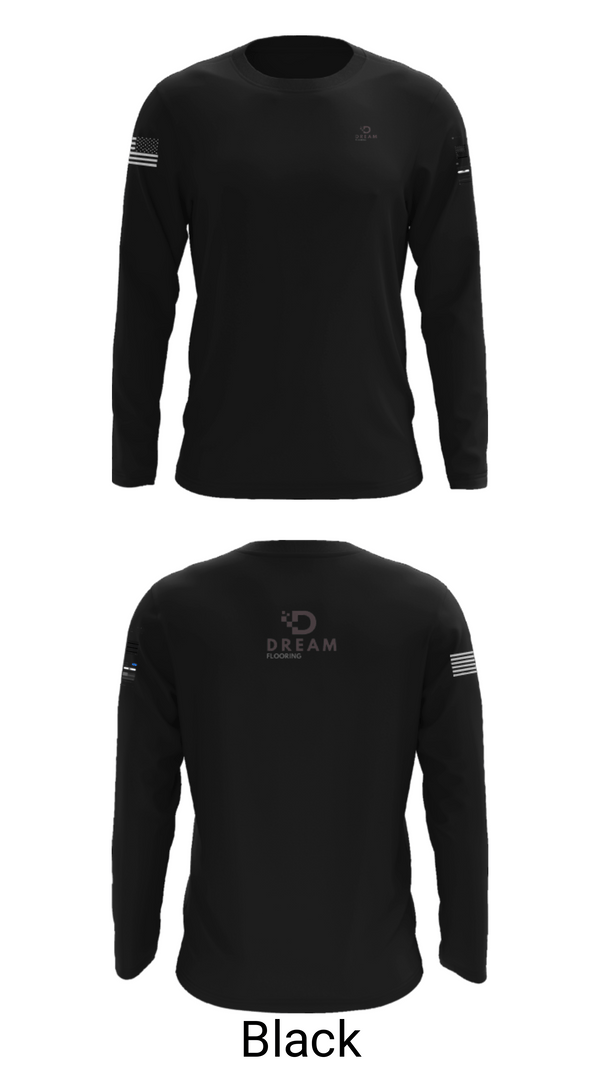 Long Sleeve Performance Shirt, Dream Flooring, , Teamtime, Team time, sublimation, custom sports apparel, team uniforms, spirit wear, spiritwear, sports uniforms, custom shirts, team store, custom team store, fundraiser sports, apparel fundraiser