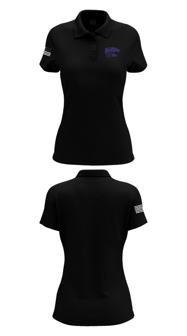 Womens Short Sleeve Performance Polo, Mount Calm High School Football, Football, Teamtime, Team time, sublimation, custom sports apparel, team uniforms, spirit wear, spiritwear, sports uniforms, custom shirts, team store, custom team store, fundraiser sports, apparel fundraiser