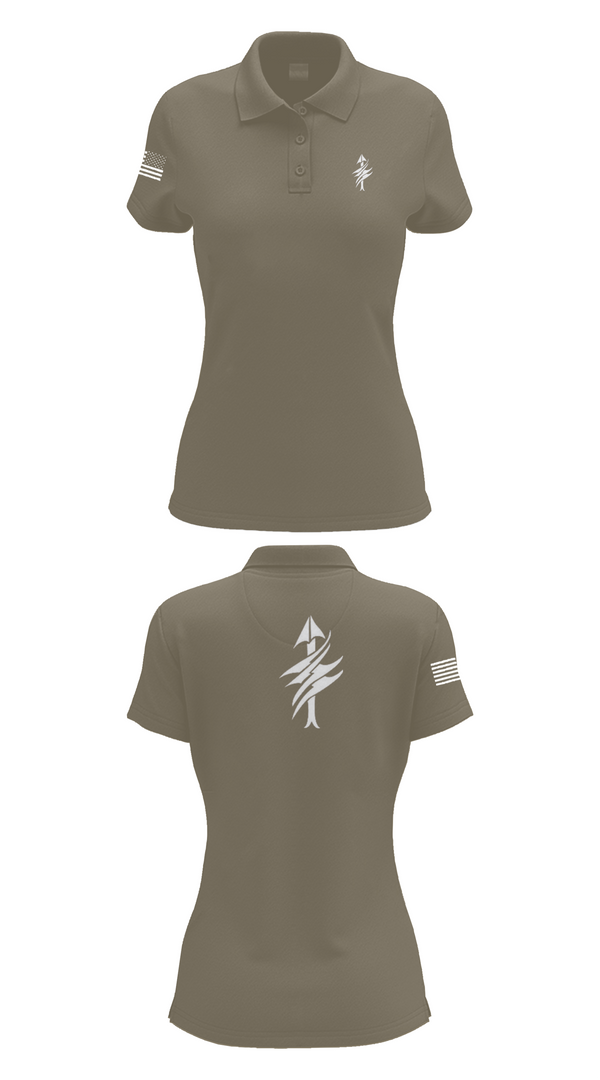 Womens Short Sleeve Performance Polo, 3rd Battalion 2nd Marines Scout Sniper Platoon, Marines, Teamtime, Team time, sublimation, custom sports apparel, team uniforms, spirit wear, spiritwear, sports uniforms, custom shirts, team store, custom team store, fundraiser sports, apparel fundraiser