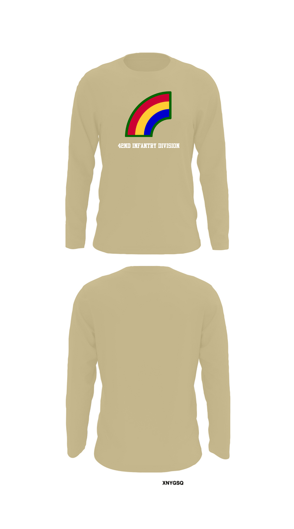 Long Sleeve Performance Shirt, 42ND Infantry Division, Army, Teamtime, Team time, sublimation, custom sports apparel, team uniforms, spirit wear, spiritwear, sports uniforms, custom shirts, team store, custom team store, fundraiser sports, apparel fundraiser