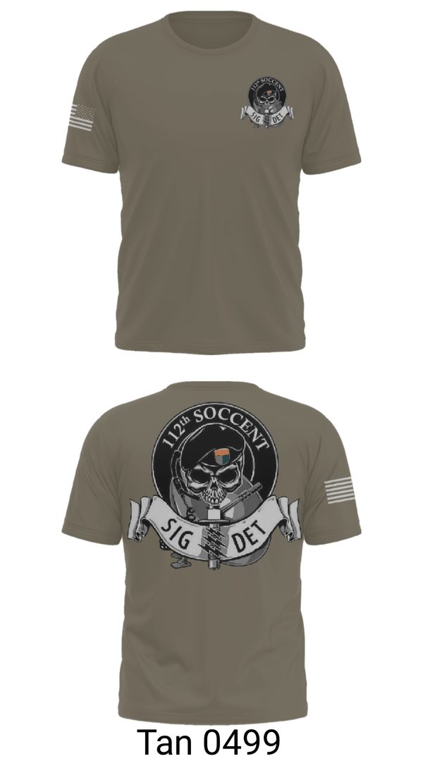 Short Sleeve Performance Shirt, 112 SOCCENT SIGDET, Army, Teamtime, Team time, sublimation, custom sports apparel, team uniforms, spirit wear, spiritwear, sports uniforms, custom shirts, team store, custom team store, fundraiser sports, apparel fundraiser