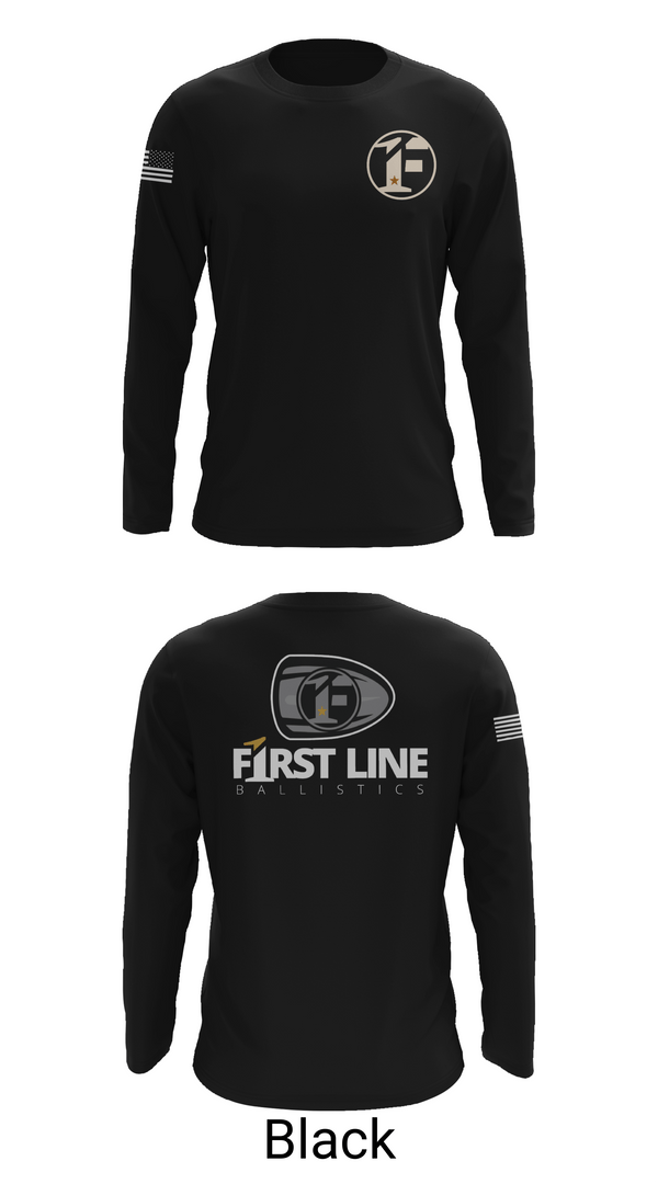 Long Sleeve Performance Shirt, First Line Ballistics, , Teamtime, Team time, sublimation, custom sports apparel, team uniforms, spirit wear, spiritwear, sports uniforms, custom shirts, team store, custom team store, fundraiser sports, apparel fundraiser