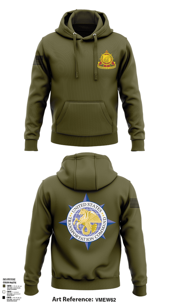Hoodie, 773rd transportation company, Army, Teamtime, Team time, sublimation, custom sports apparel, team uniforms, spirit wear, spiritwear, sports uniforms, custom shirts, team store, custom team store, fundraiser sports, apparel fundraiser