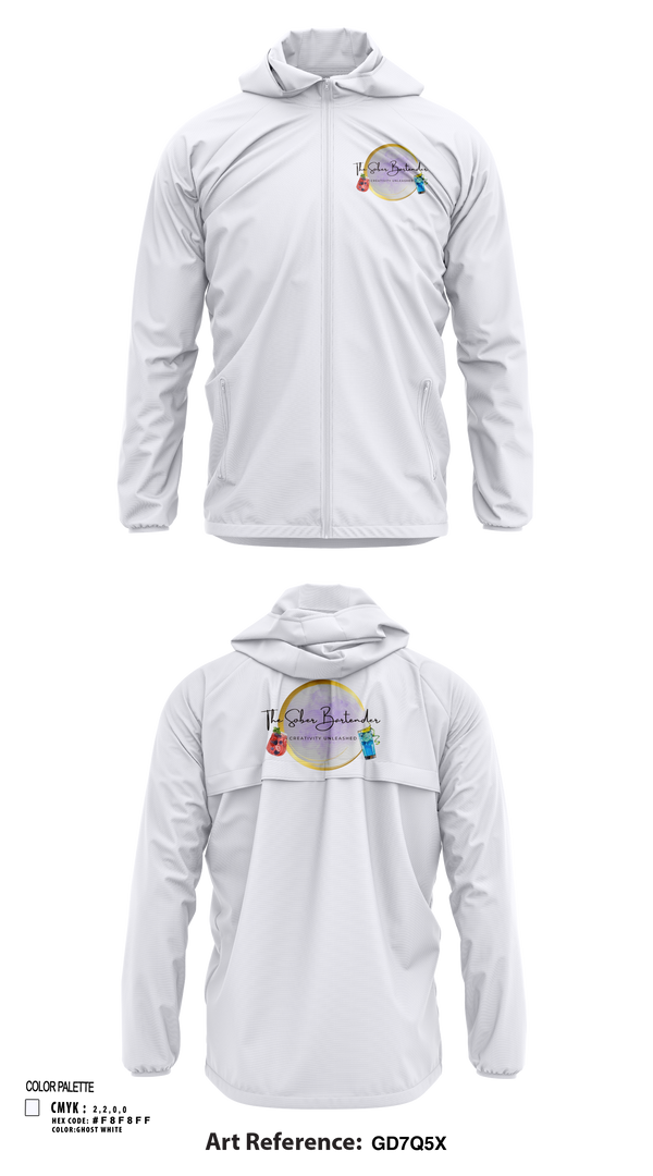 Windbreaker, The Sober Bartender, , Teamtime, Team time, sublimation, custom sports apparel, team uniforms, spirit wear, spiritwear, sports uniforms, custom shirts, team store, custom team store, fundraiser sports, apparel fundraiser