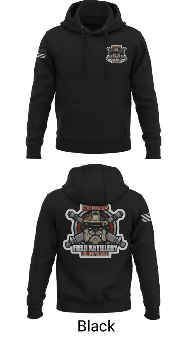Hoodie, Bravo Battery, Army, Teamtime, Team time, sublimation, custom sports apparel, team uniforms, spirit wear, spiritwear, sports uniforms, custom shirts, team store, custom team store, fundraiser sports, apparel fundraiser