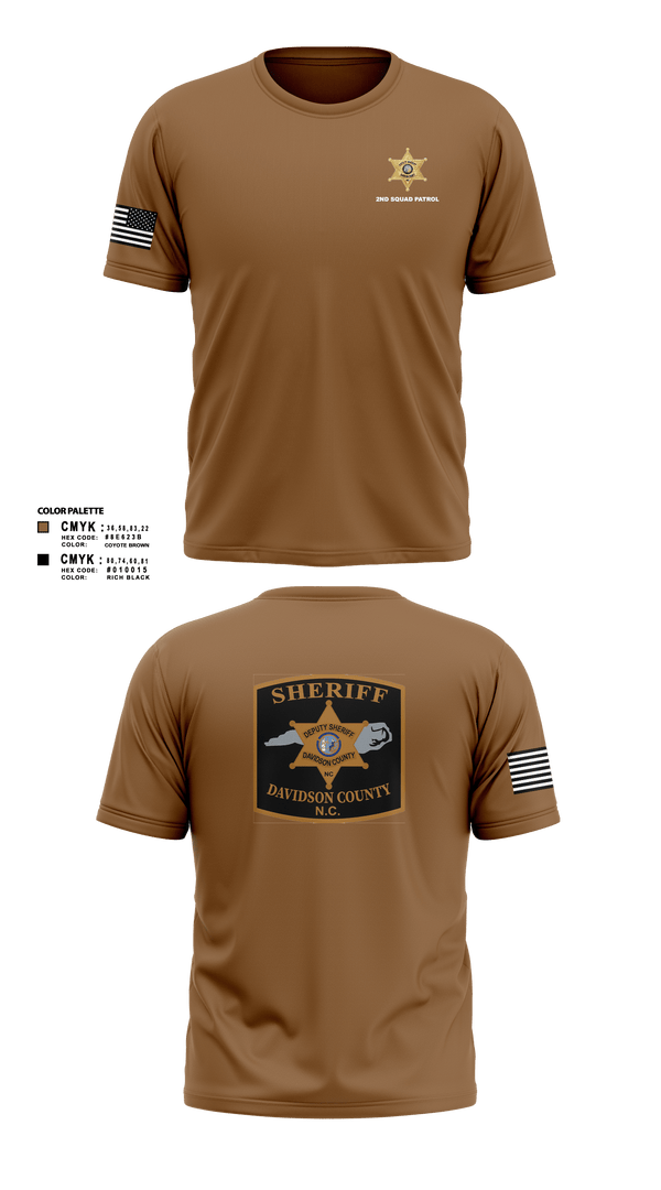 Short Sleeve Performance Shirt, DCSO 2nd Squad, Police, Teamtime, Team time, sublimation, custom sports apparel, team uniforms, spirit wear, spiritwear, sports uniforms, custom shirts, team store, custom team store, fundraiser sports, apparel fundraiser