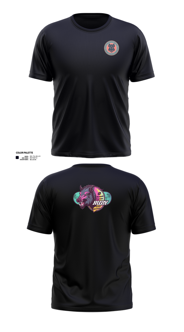 Short Sleeve Performance Shirt, Black Boars, Rugby, Teamtime, Team time, sublimation, custom sports apparel, team uniforms, spirit wear, spiritwear, sports uniforms, custom shirts, team store, custom team store, fundraiser sports, apparel fundraiser