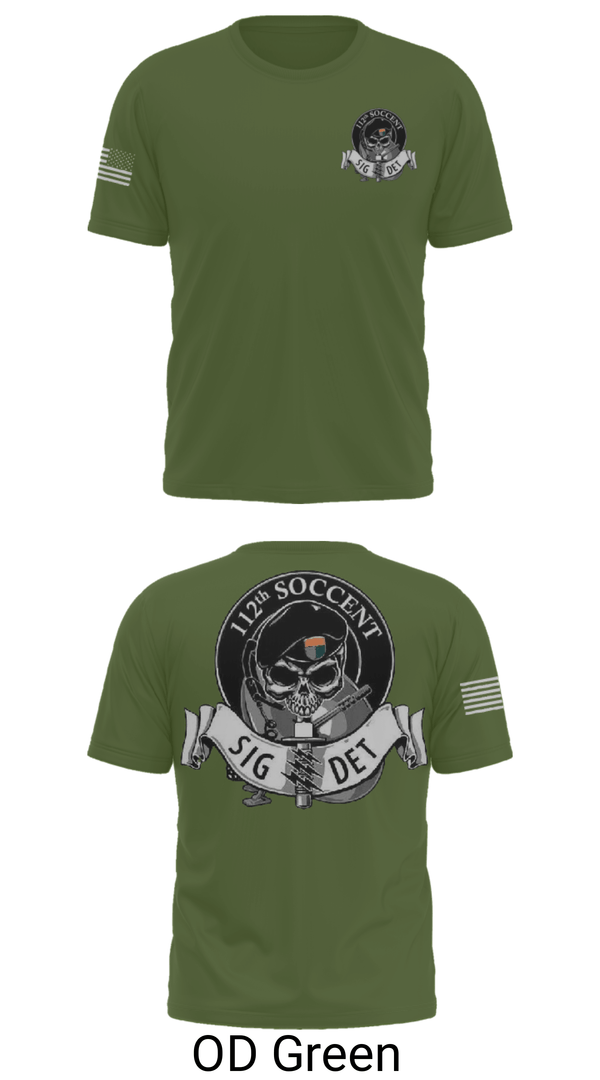Short Sleeve Performance Shirt, 112 SOCCENT SIGDET, Army, Teamtime, Team time, sublimation, custom sports apparel, team uniforms, spirit wear, spiritwear, sports uniforms, custom shirts, team store, custom team store, fundraiser sports, apparel fundraiser