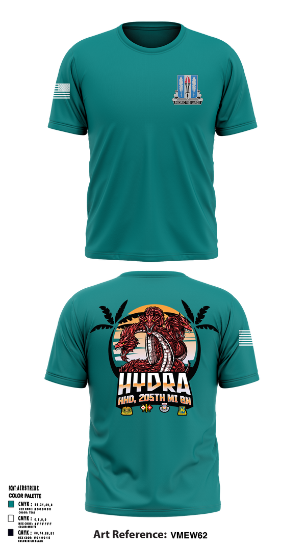 Short Sleeve Performance Shirt, HHD 205th MI BN, Army, Teamtime, Team time, sublimation, custom sports apparel, team uniforms, spirit wear, spiritwear, sports uniforms, custom shirts, team store, custom team store, fundraiser sports, apparel fundraiser