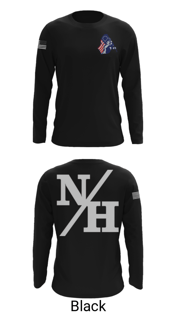 Long Sleeve Performance Shirt, Nathan Hale High School Baseball, Baseball, Teamtime, Team time, sublimation, custom sports apparel, team uniforms, spirit wear, spiritwear, sports uniforms, custom shirts, team store, custom team store, fundraiser sports, apparel fundraiser