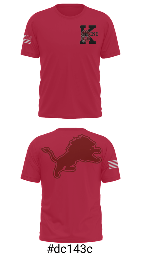 Short Sleeve Performance Shirt, Martin Luther King Jr High School Tennis, Tennis, Teamtime, Team time, sublimation, custom sports apparel, team uniforms, spirit wear, spiritwear, sports uniforms, custom shirts, team store, custom team store, fundraiser sports, apparel fundraiser