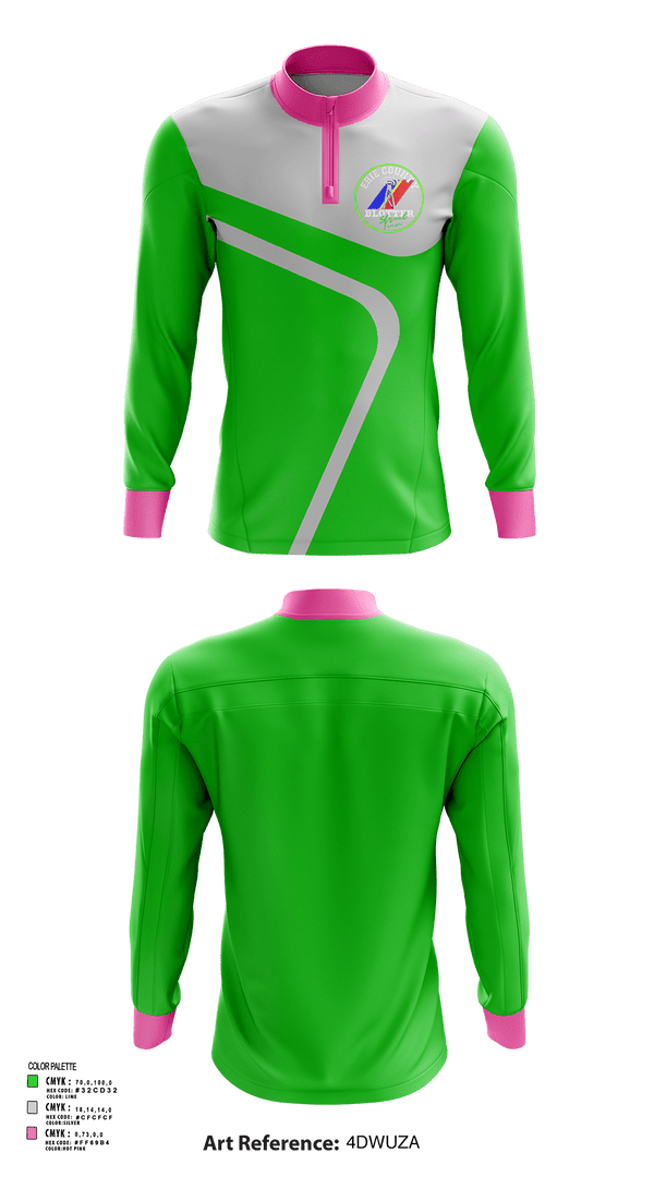 Quarter Zip Jacket, ERIE CO. BLOTTER, , Teamtime, Team time, sublimation, custom sports apparel, team uniforms, spirit wear, spiritwear, sports uniforms, custom shirts, team store, custom team store, fundraiser sports, apparel fundraiser
