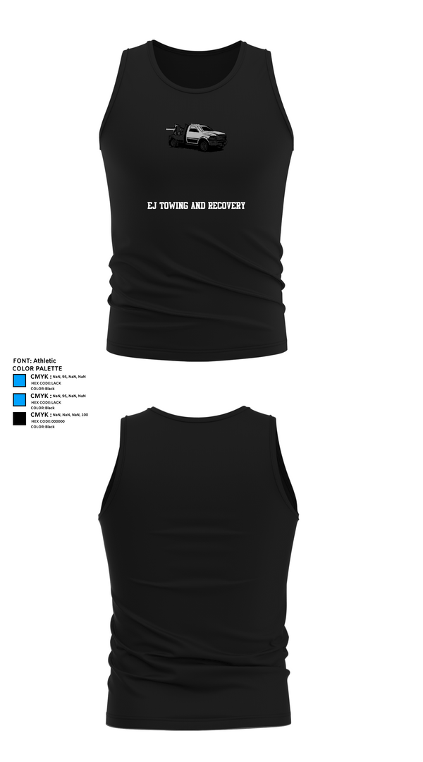 Tank Top, EJ TOWING AND RECOVERY, , Teamtime, Team time, sublimation, custom sports apparel, team uniforms, spirit wear, spiritwear, sports uniforms, custom shirts, team store, custom team store, fundraiser sports, apparel fundraiser