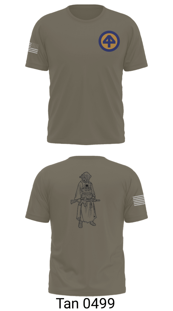 Old School Cotton Feel Shirt, A Co 1/1-114th, Army, Teamtime, Team time, sublimation, custom sports apparel, team uniforms, spirit wear, spiritwear, sports uniforms, custom shirts, team store, custom team store, fundraiser sports, apparel fundraiser